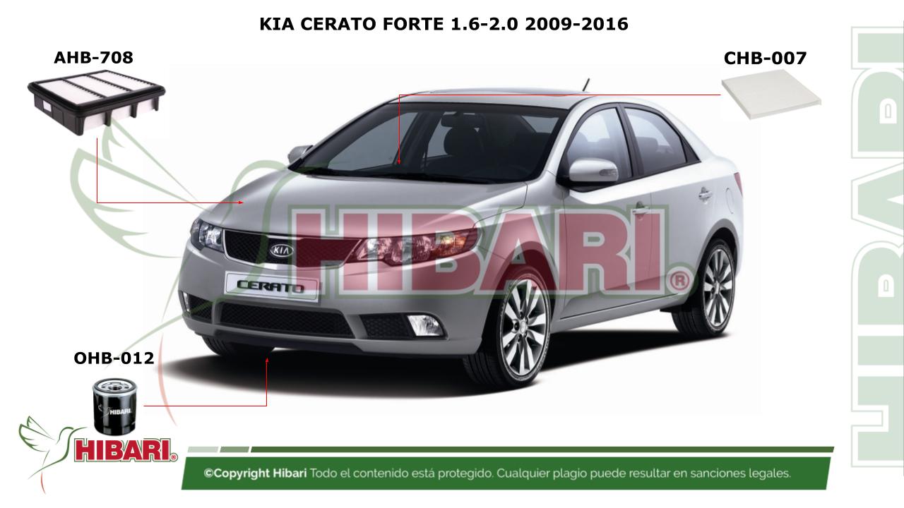 Lee más sobre el artículo KIA CERATO FORTE 1.6-2.0 2009-2016